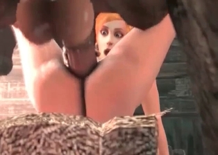 Stallion impaled a hot redhead hooker