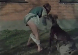 Outdoor bestiality sex with a nice zoophile