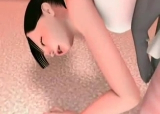 Dog in the hardcore 3D bestial porn