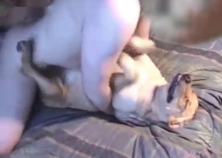 Fucking my lovely mutt in close up